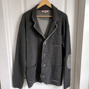 NWOT - Catamaran - Raw Cardigan Blazer - Grey - Large